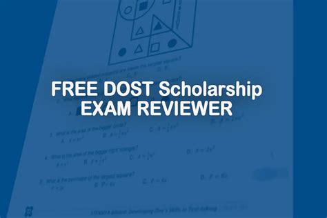 owwa scholarship exam reviewer|DOST’s free online reviewer for scholarship exam is now up.